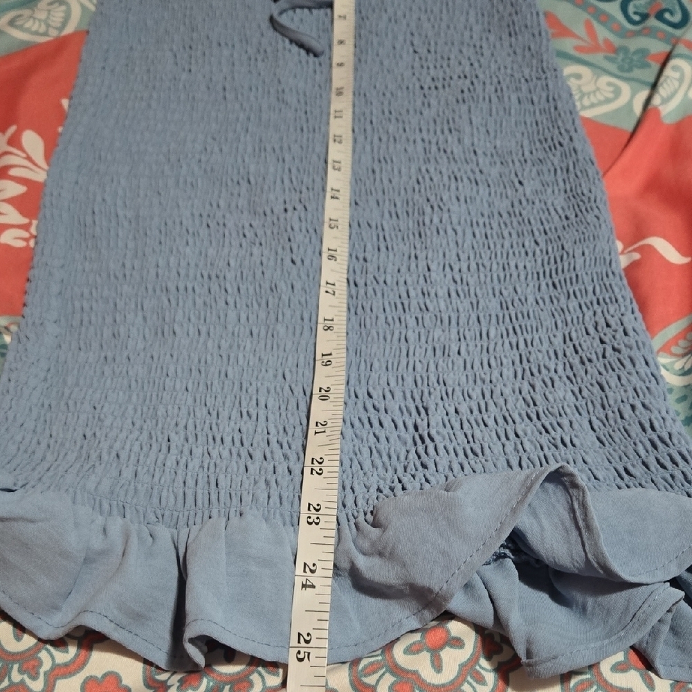 3/$10 Love Tree Blue Mini Dress Elegant and Chic - Picture 5 of 5